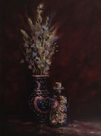 Vase with sundried flowers | sold